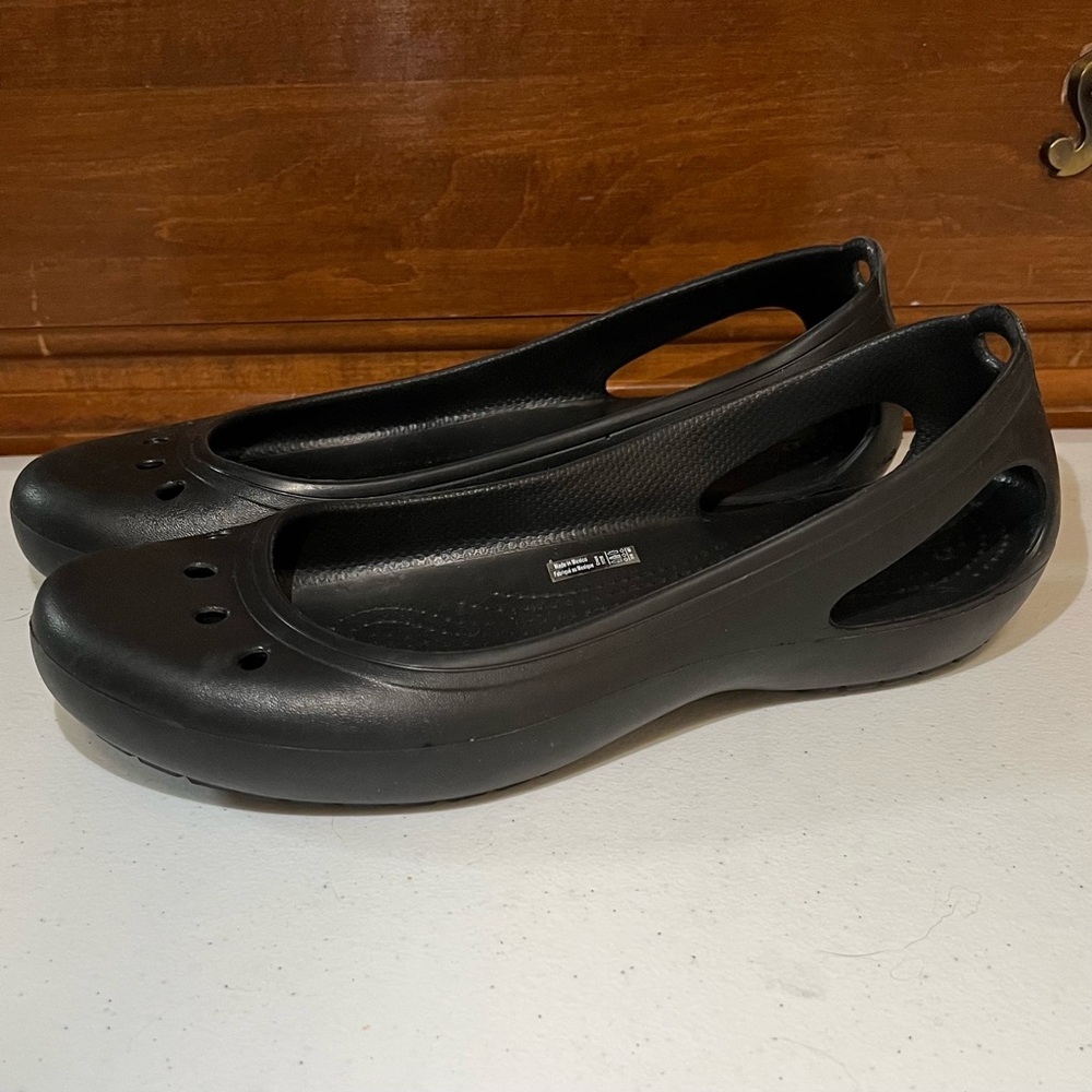 Crocs Kadee Flats | Black | Women’s Size 11 - Picture 10 of 10